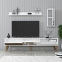 Hanah Home Valensiya Mueble de TV Blanco